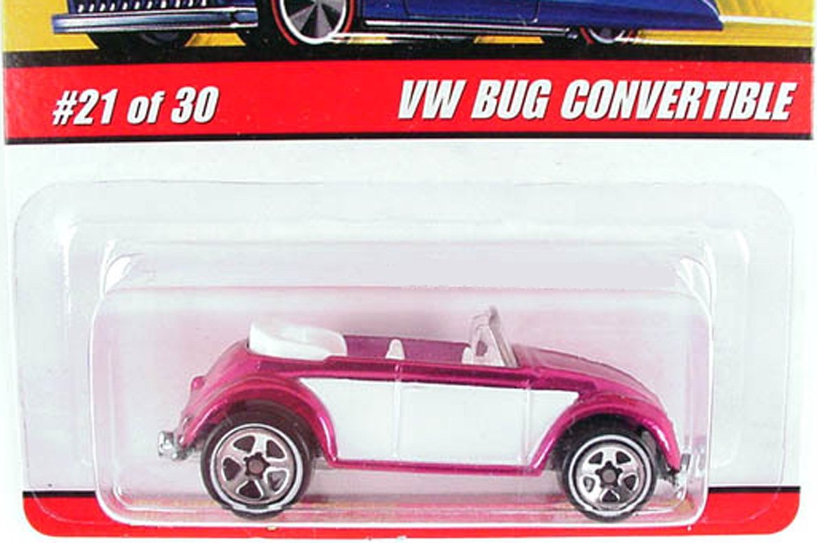 Hot Wheels VW Bug Classics Series 2 Volkswagon VW Bug Convertible 1:64 Scale Collectible Die Cast Car Model #21 of 30