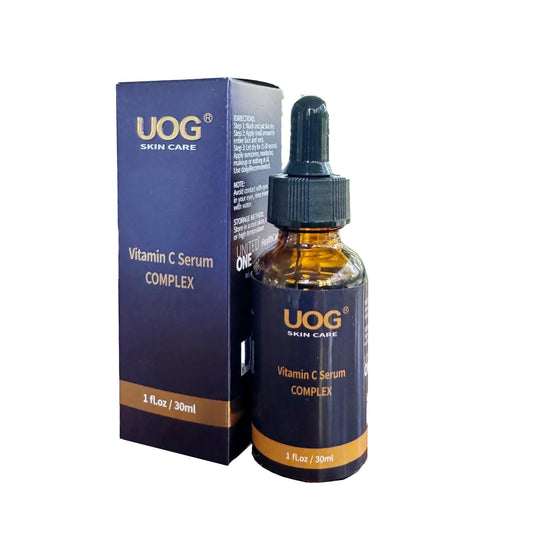 UOG Super Vitamin C Face Serum - Anti-Aging, Hydrating & Firming Formula, Lifts & Firms Face, Neck, Jawline, Reduces Dark Spots, Age Spots, Fine