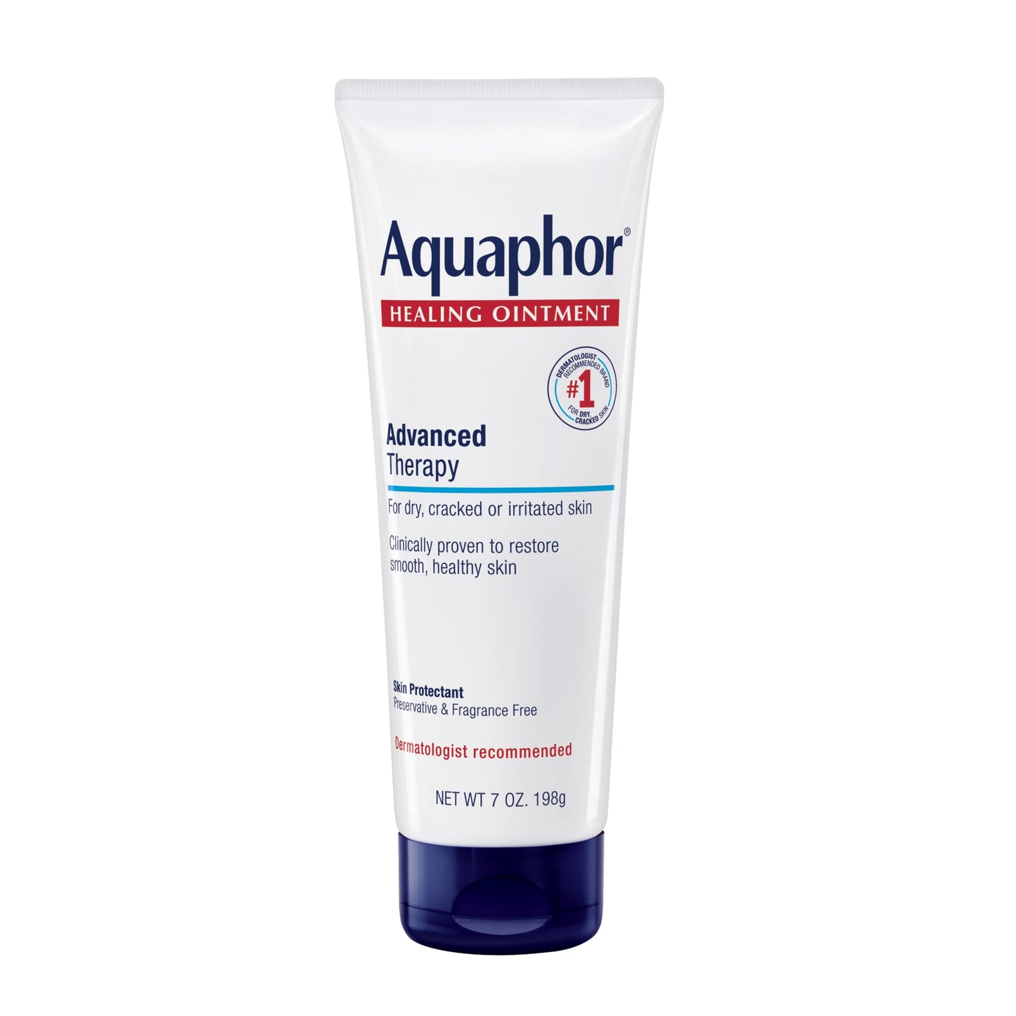 Aquaphor Healing Ointment Advanced Therapy Skin Protectant, Dry Skin Body Moisturizer, 7 Oz Tube Beauty & Personal Care Aquaphor