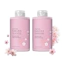 Cherry Blossoms Shampoo & Conditioner Set, Travel Size Hair Care Set, Long-Lasting Fragrance, Intense Hydration, Damage Repair, Frizz Control, Scalp