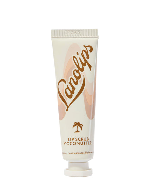 Lanolips Lip Scrub - Natural Lip Exfoliator Made with Lanolin, Vitamin E & Finely Ground Coconut Shells - Gentle Sugar Scrub for Healthy, Soft Lips Beauty and Personal Care Lanolips
