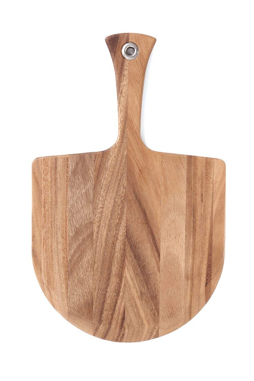 Ironwood Gourmet Napoli Pizza Peel, Acacia Wood 14 x 20 x 0.5 Inches