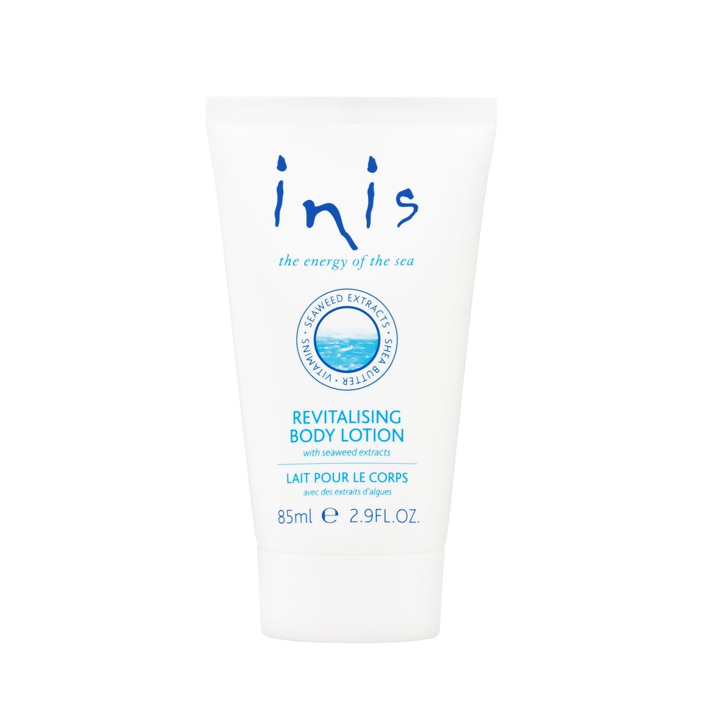 Inis the Energy of the Sea Revitalizing Body Lotion - Travel Size Lotion for Women and Men - Body Moisturizer with Shea Butter and Vitamin E - 2.9 Fl