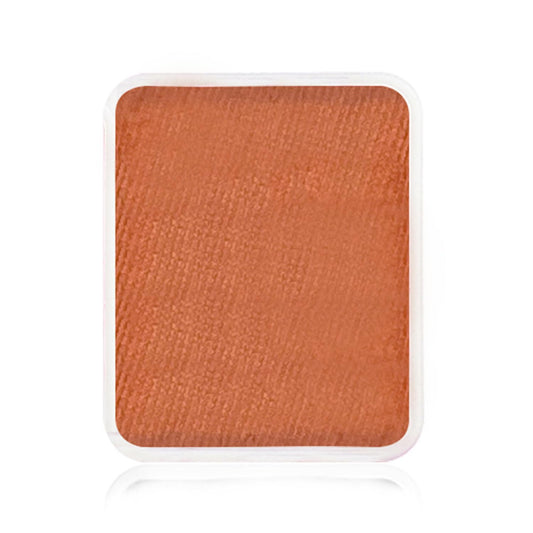 Kraze FX Face Paint Palette Refill - Metallic Orange (6 gm) - Hypoallergenic Non-Toxic Water Activated Professional Halloween Face & Body Painting