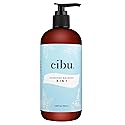 CIBU Shampoo, Conditioner & Body Wash 30021, 11.83 fl oz (350 ml), Sulfate-Free, Fresh Scent, For All Skin & Hair Types, Men/Women Hair, Body, Face