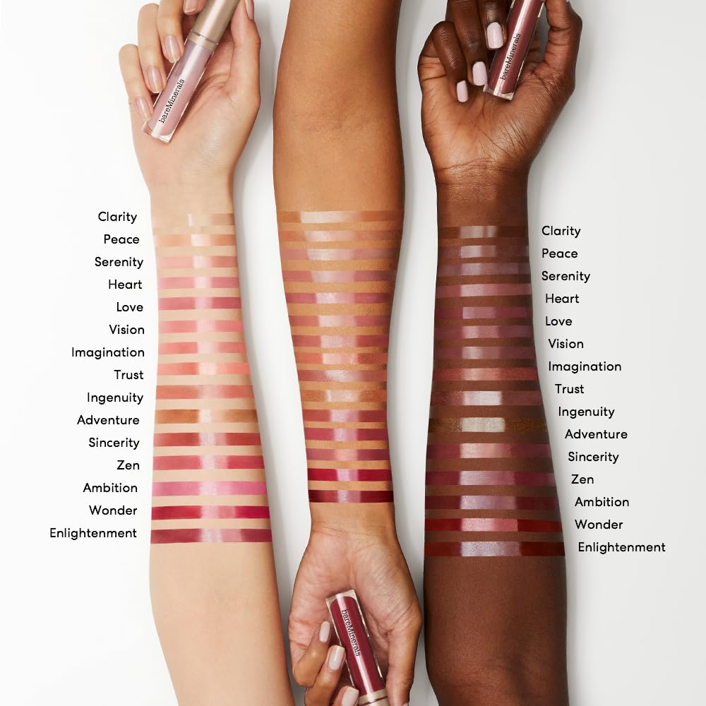 bareMinerals Mineralist Lip Gloss-Balm, Love, Vegan, Cruelty-Free & Dermatologist-Tested