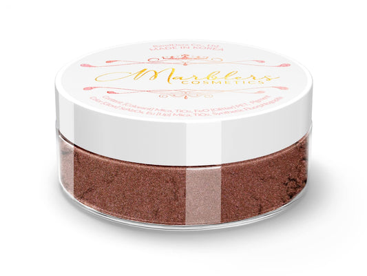 MARBLERS Fine Natural Mica Powder [Mahogany] 0.11oz (3g) | Highly Pigmented | Non-Toxic, Vegan, Cruelty-Free | Eyeshadow, Body Butter, Nail Polish