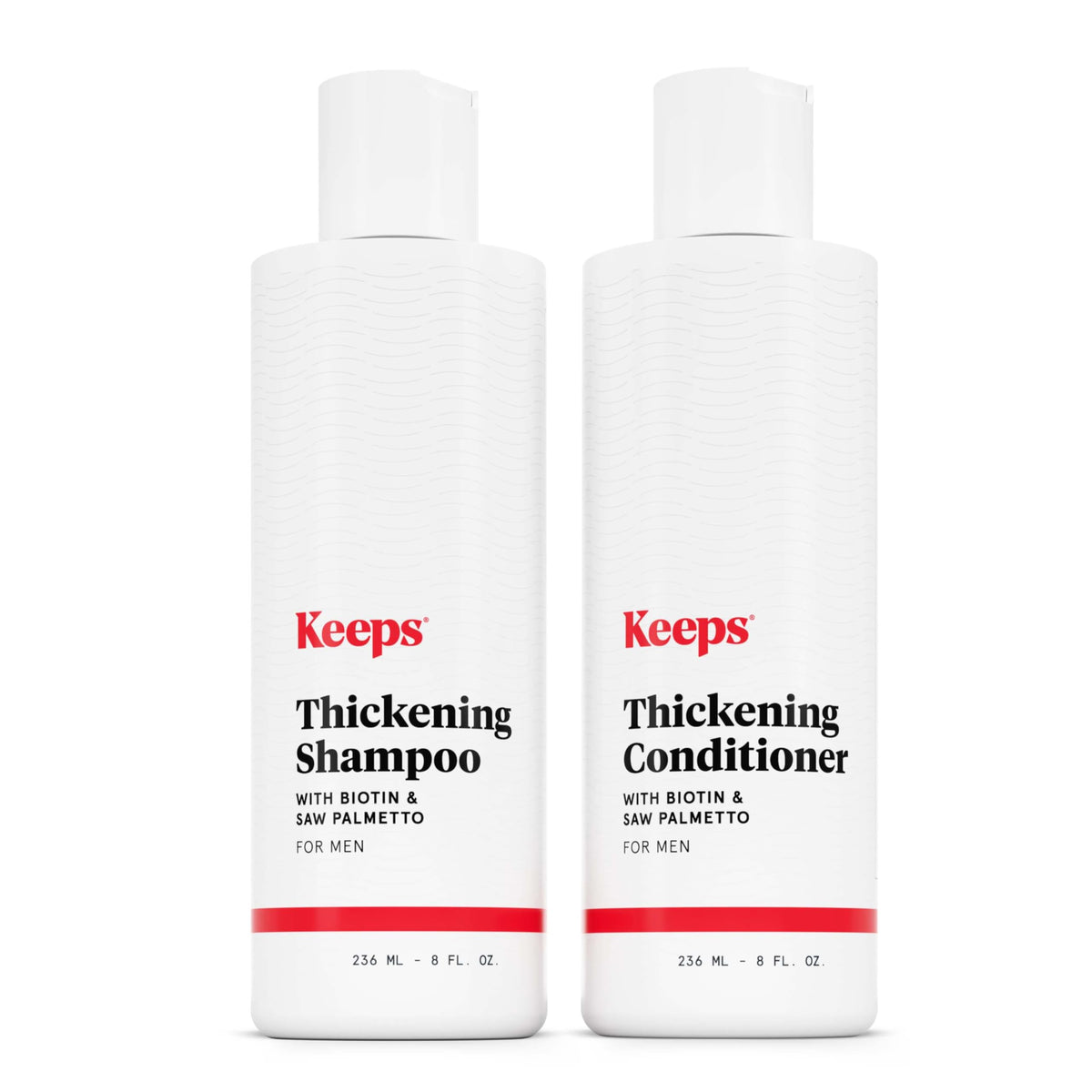 Keeps Thickening Shampoo & Conditioner for Men, 8 Oz Each Beauty and Personal Care Keeps Default Title