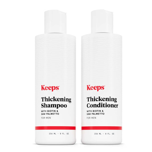 Keeps Thickening Shampoo & Conditioner for Men, 8 Oz Each Beauty and Personal Care Keeps Default Title