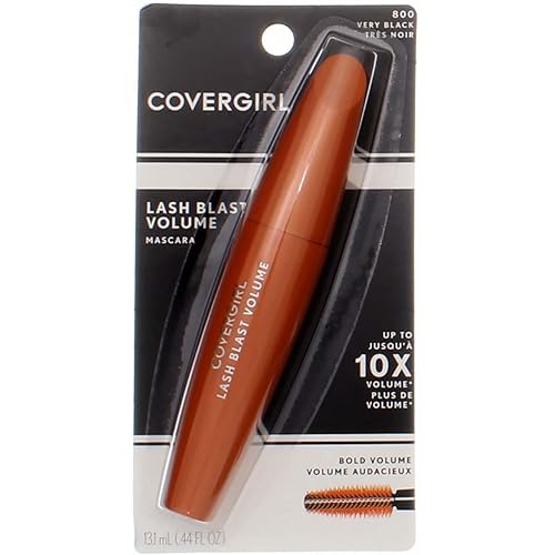 CoverGirl LashBlast Volume Mascara, Very Black [800], 0.44 oz (Pack of 5)