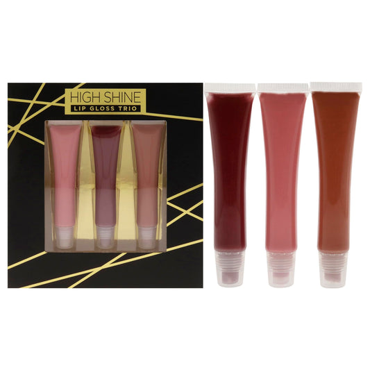 High Shine Lip Gloss Trio by Reaction Retail 3 x 0.54 oz Lip Gloss Beauty & Personal Care Reaction Retail