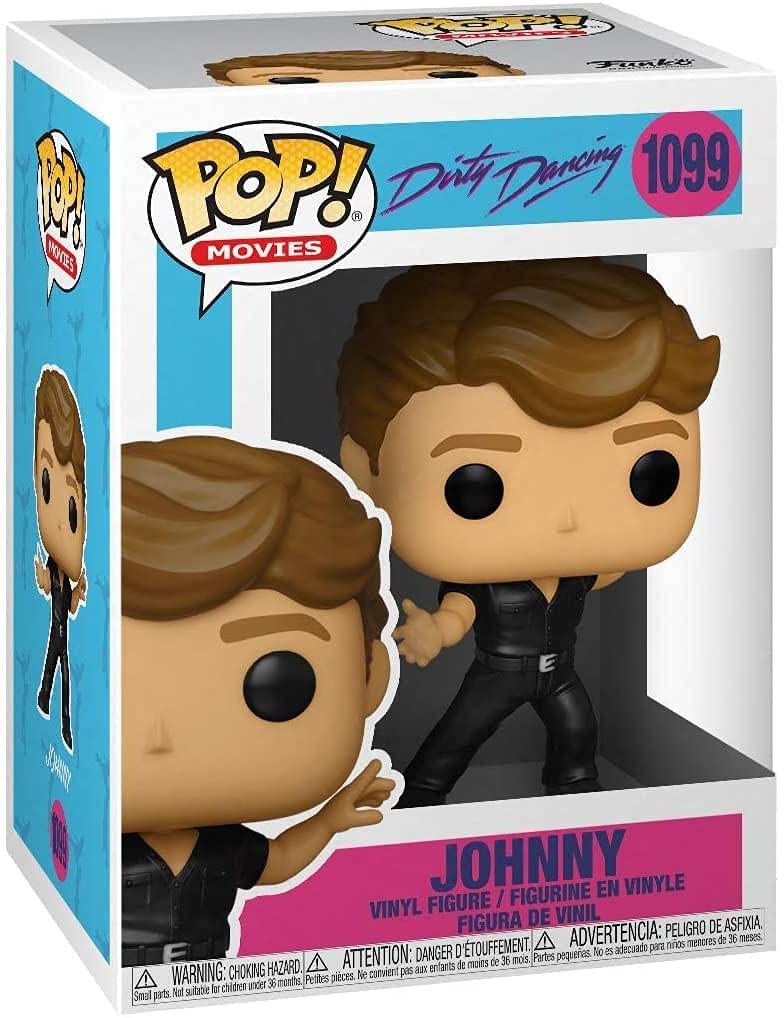 POP Movies: Dirty Dancing - Johnny (Finale), Multicolor, 3.75 inches