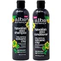 Alba Botanica Hawaiian Detox Daily Clarifying Shampoo and Conditioner Bundle, 12 Ounces Each