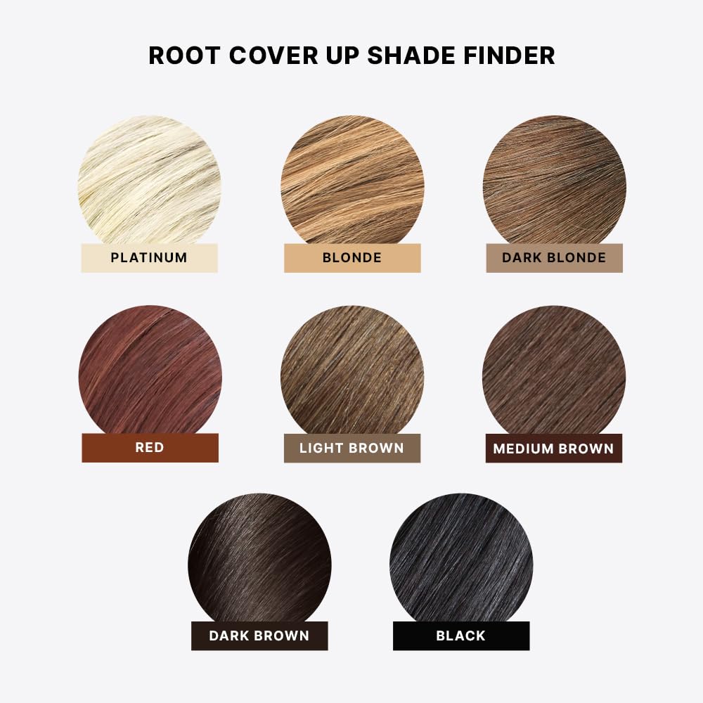 COLOR WOW Root Cover Up, Light Brown - Instant Grey Coverage and Temporary Touch-Up, Water and Sweat Resistant, No mess Award-Winning Formula