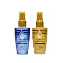 Shiny Glitter Spray for Hair & Body - Secret of Pharaoh Egyptian Diamond Gold Bundle with Sapphire Glitter Mist 2.37 Fl Oz by EBIN NEW YORK - Travel