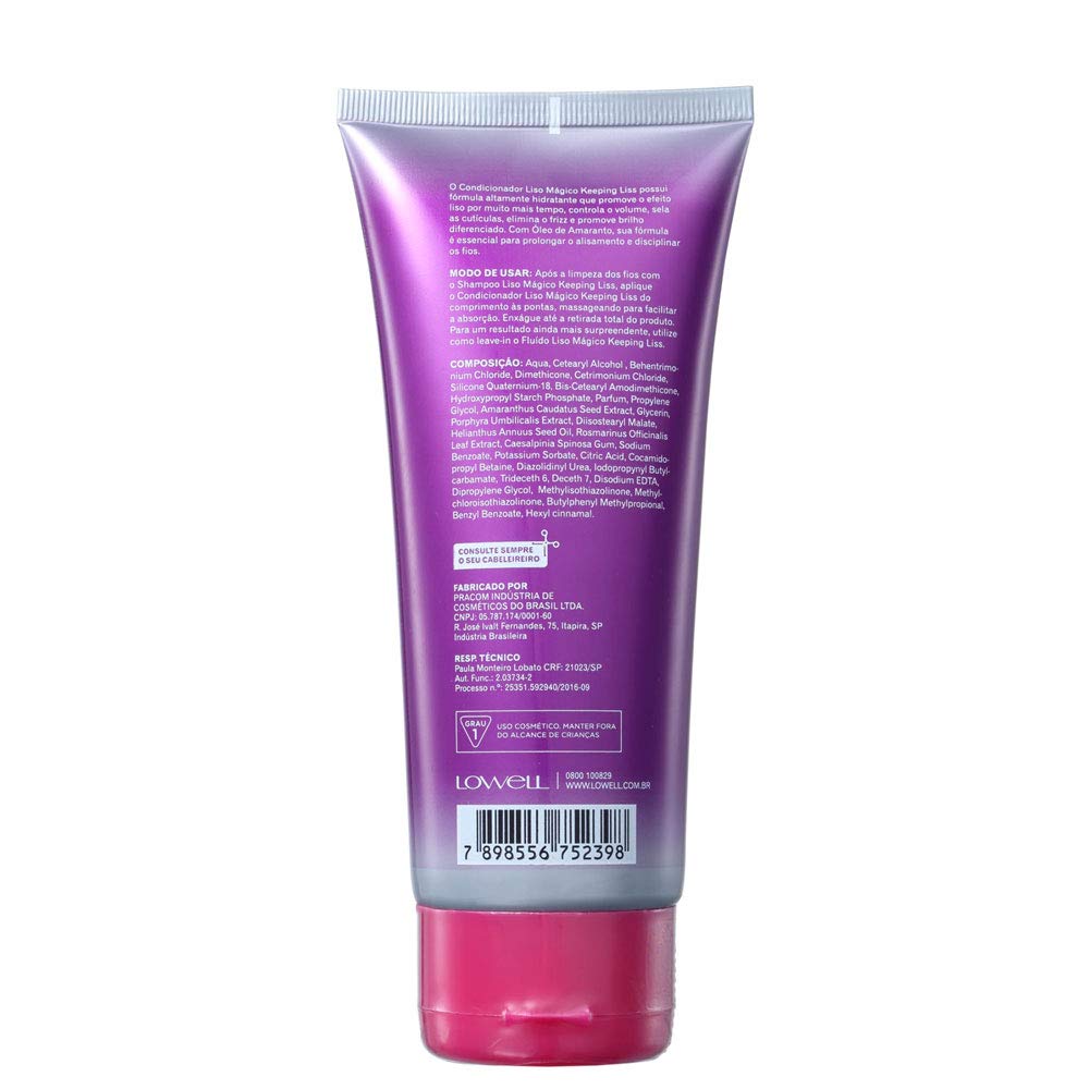 Lowell Kit Liso Mágico Shampoo + Conditioner Keeping Liss