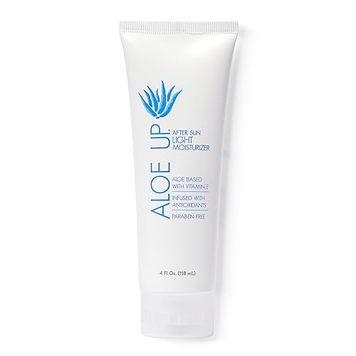ALOE UP Spa Collection After Sun Light Moisturizer - Organic Hydrating After Sun Lotion With Aloe Vera Gel and Vitamin E - Reef Friendly - Mineral Oil