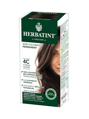 Herbatint Permanent Ash Chestnut (4c), 4 Oz