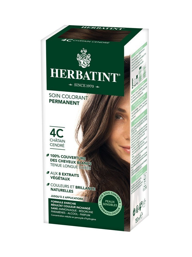 Herbatint Permanent Ash Chestnut (4c), 4 Oz