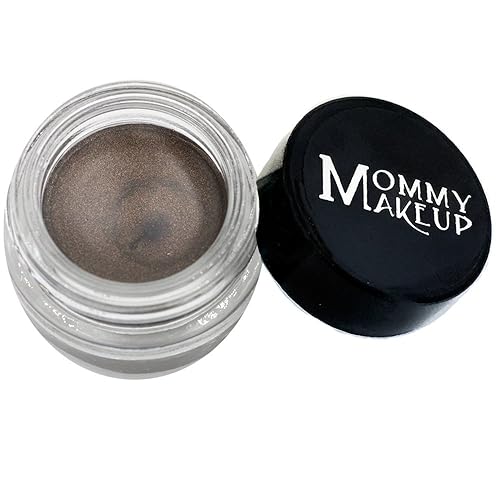 Mommy Makeup Waterproof Stay Put Gel Eyeliner Pot with Micropigments - Smudge-Proof, Long Lasting, Highly Pigmented Cream Eye Liner, 0.14 oz