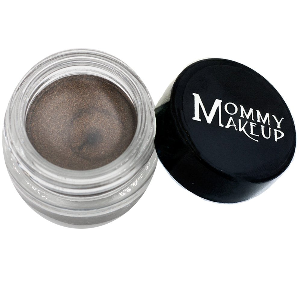 Mommy Makeup Waterproof Stay Put Gel Eyeliner Pot with Micropigments - Smudge-Proof, Long Lasting, Highly Pigmented Cream Eye Liner, 0.14 oz