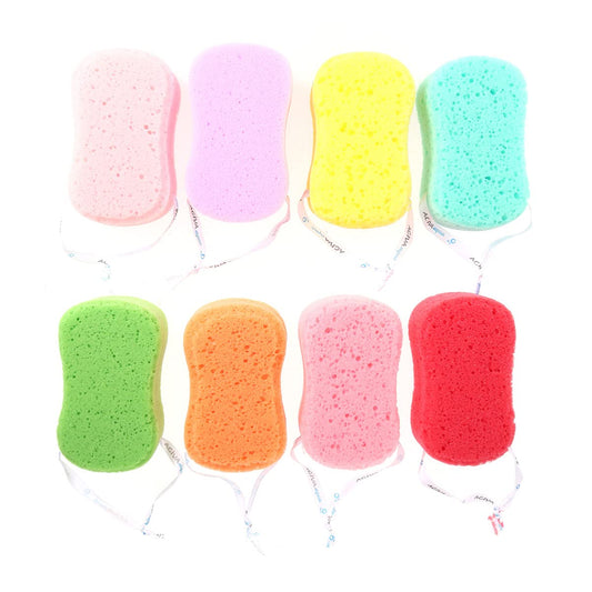 Uonlytech 8pcs Assorted Bath Sponges for Boys and Girls Adults Gentle Body Scrubbers Soft Bathing Accessories for Skin Massage and Dead Skin Removal Beauty and Personal Care Uonlytech