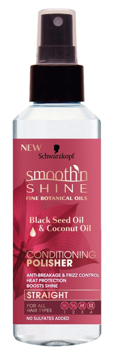 Smooth N Shine Straight Polisher Conditioning Spray 5 Ounce (147ml) (2 Pack)