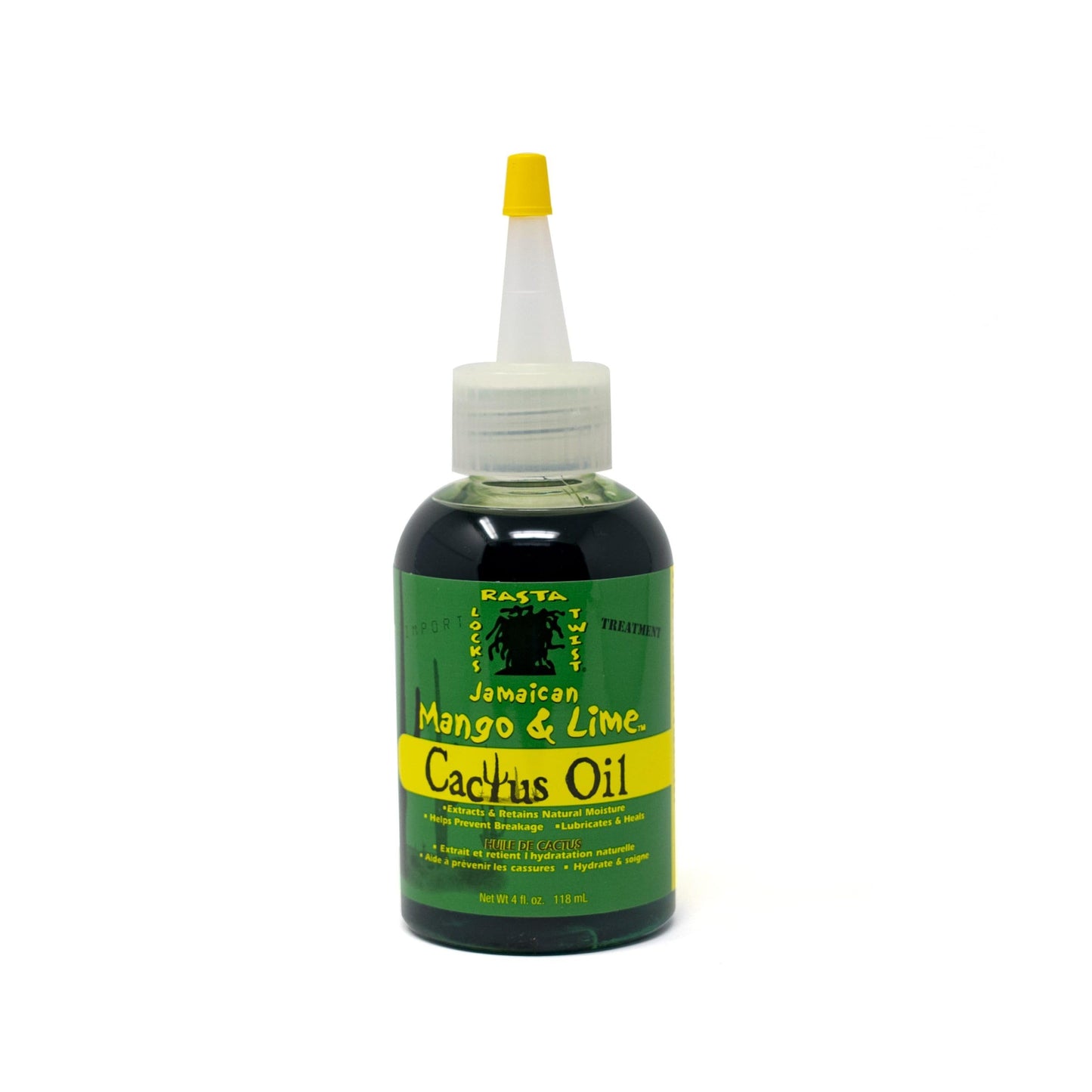 Jamaican Mango & Lime Cactus Oil - Moisturizing & Conditioning Hair Oil for Locs, Twists & Natural Hair - Prevents Breakage, Retains Moisture