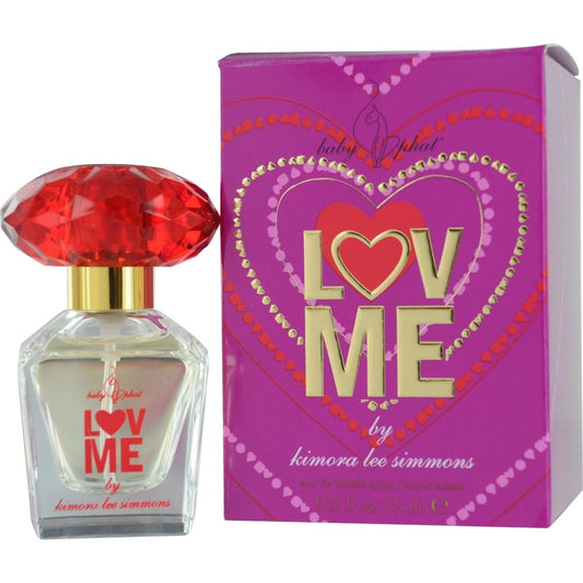 Kimora Lee Simmons Baby Phat Love Me Eau De Toilette Spray for Women, 0.5 Ounce