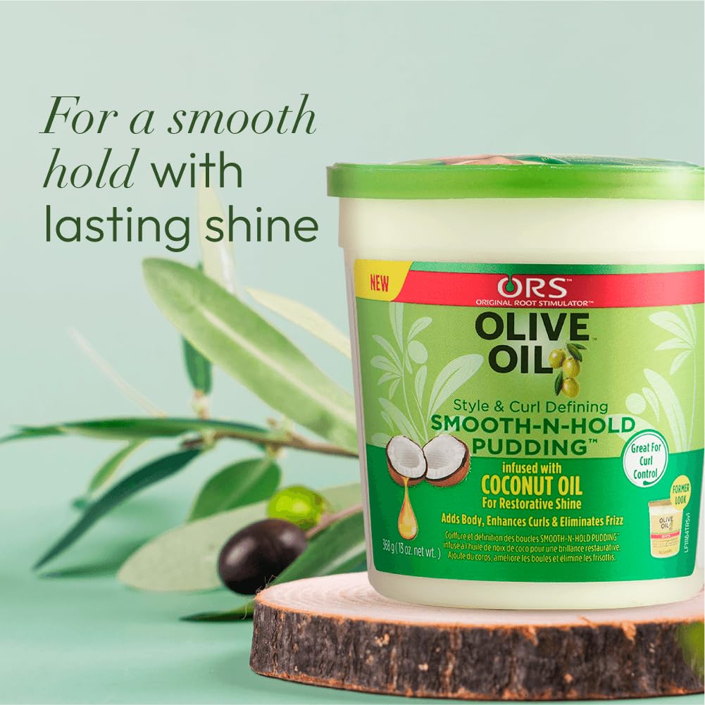 ORS Olive Oil Style and Curl Smooth-N-Hold Pudding 13 oz (Pack of 1)