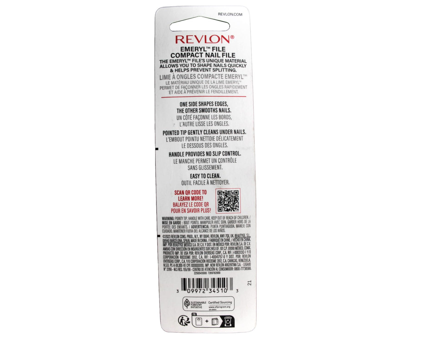 Revlon Emeryl File 1 Each (Pack of 42)