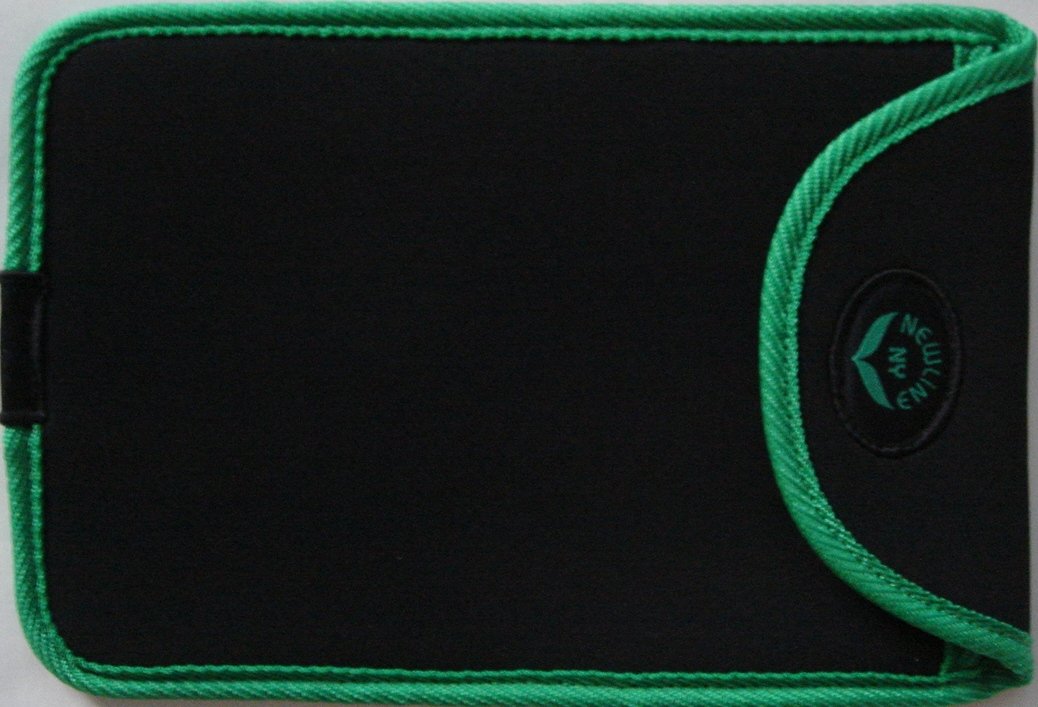 NewlineNY Step-on Super Mini Smallest Travel Bathroom Scale with Protection Sleeve: SBB0638SM-BK+S001MG