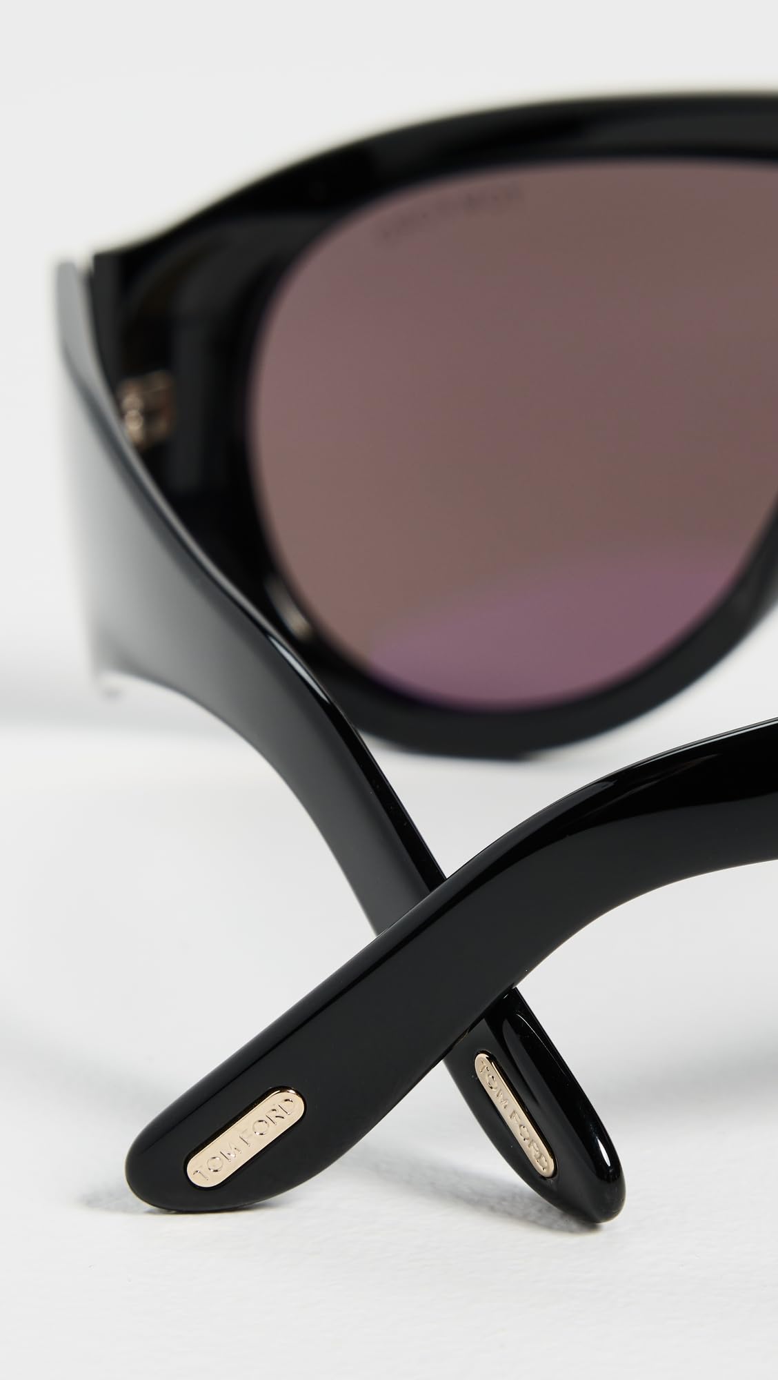 Tom Ford Women's Bronson Sunglasses, Shiny Black, One Size