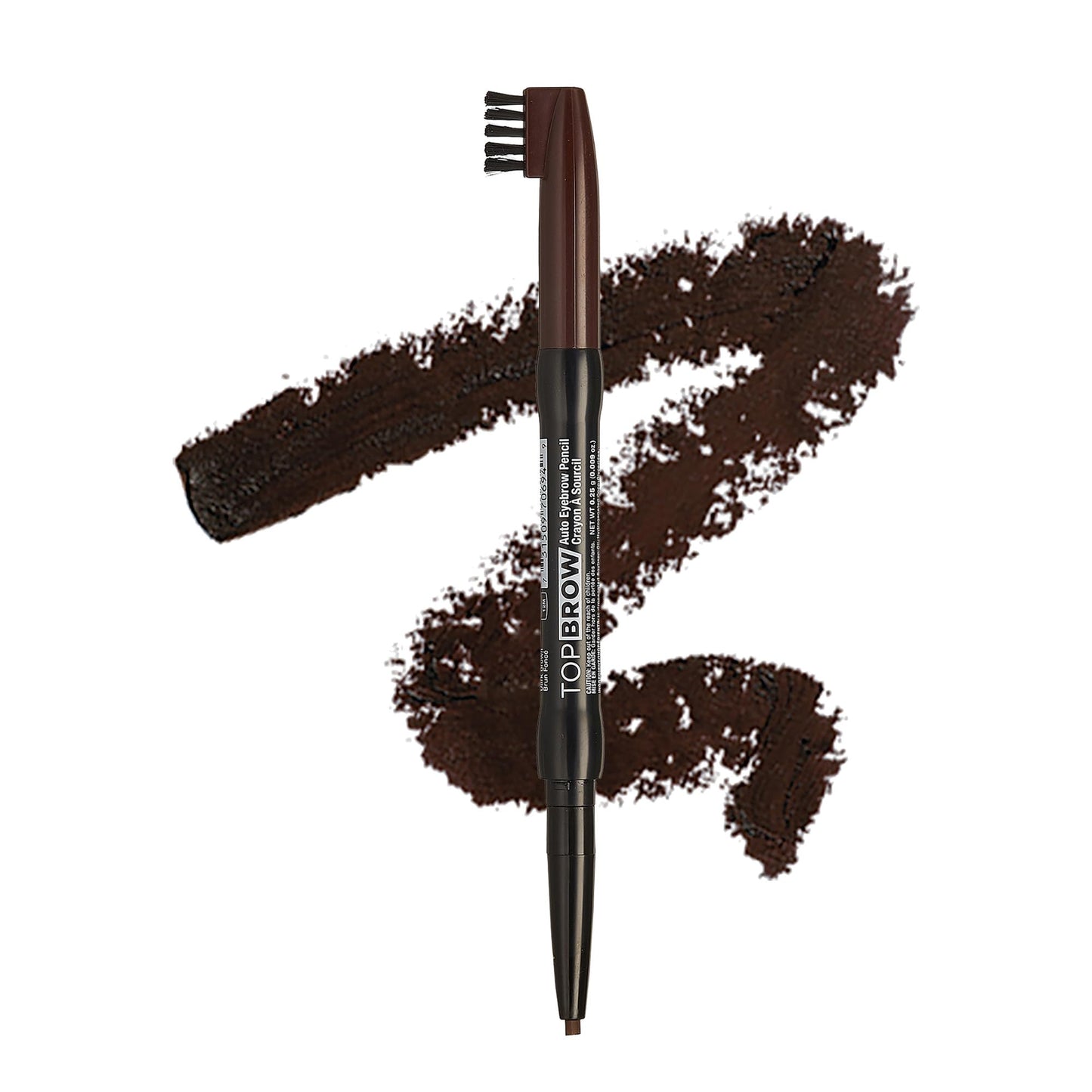 Kiss New York Professional Long-Lasting Eyebrow, Retractable Eyebrow Pencil, Rich Pigmentation, Coconut Oil Infused, Built-in Brush Brow, Sapes