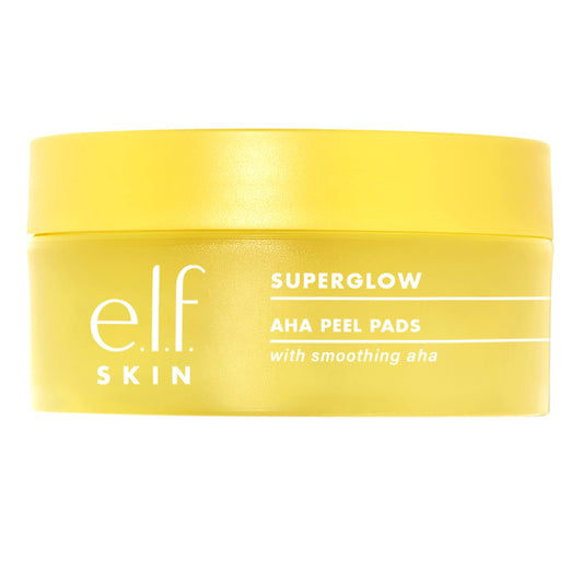 e.l.f. SKIN SuperBrighten Peel Pads, Gently Exfoliating Single-Use Pads For Glowing Skin, Infused With Fruit Acids