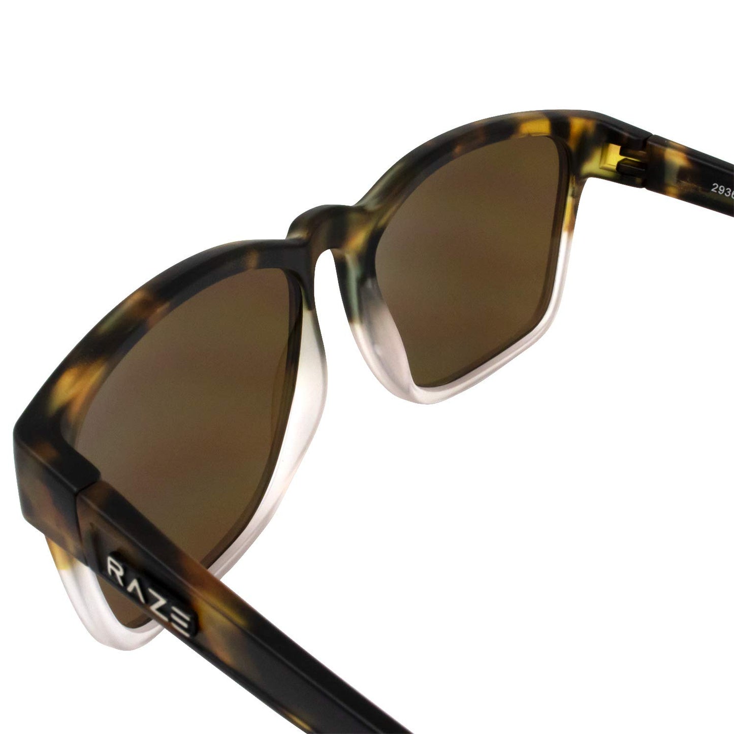 Raze Eyewear Sahara Womens Sunglasses Clear to Tortoise Frame + High Definition Lenses