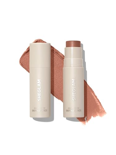 SHEGLAM Snatch 'n' Define Cream Contour Stick Long Lasting Highly Pigmented Sweat Proof Face Bronzer Makeup -Tawny Amber