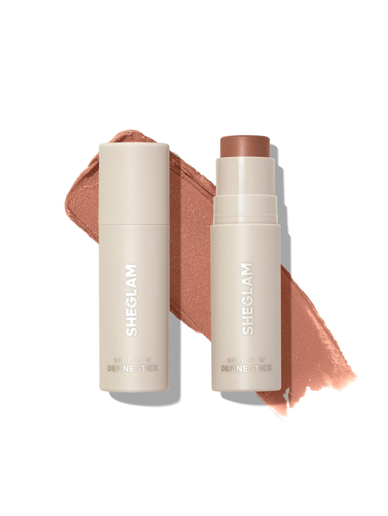 SHEGLAM Snatch 'n' Define Cream Contour Stick Long Lasting Highly Pigmented Sweat Proof Face Bronzer Makeup -Tawny Amber
