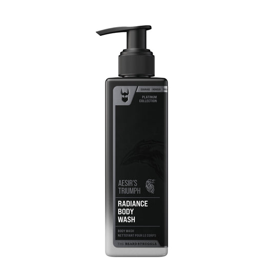 The Beard Struggle Men's Body Wash Aesir's Triumph - Platinum Collection - Skin Cleaning Agent - Natural Body Wash - Shower Gel Liquid Soap - 240 mL Beauty & Personal Care The Beard Struggle