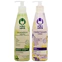 Afro Love Shampoo & Conditioner Set - 16oz Refreshing Shampoo & 16oz Hydrating Conditioner - Sulfate-Free, Nourishing for Natural, Curly & Coily Hair