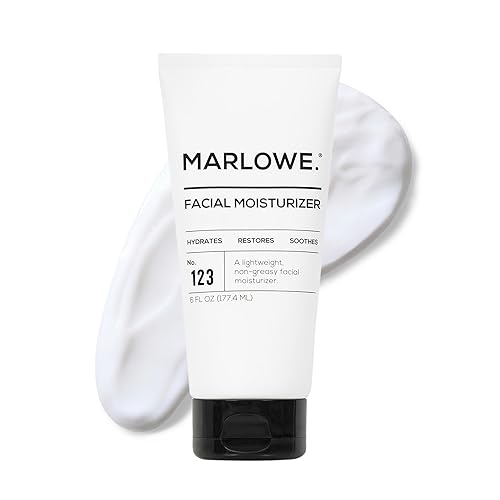 MARLOWE. No.123 Men’s Facial Moisturizer, Lightweight Daily Lotion with Aloe Vera & Green Tea for Soft, Hydrated Skin, Fresh Aloe Citron Scent