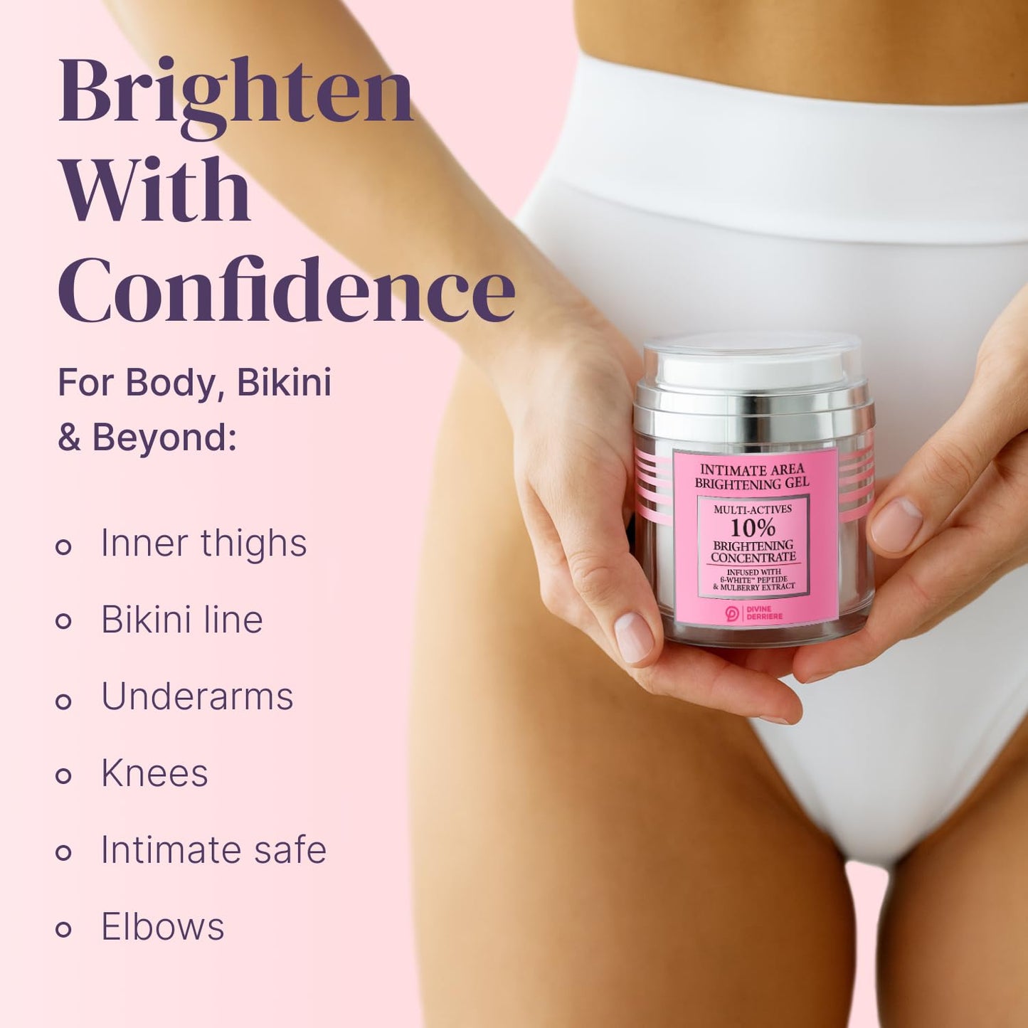 Divine Derriere Intimate Dark Spot Remover for Body, Face, Bikini and Sensitive Areas - Dark Spot Corrector Cream for Intimate Areas Contains Mulberry Beauty and Personal Care Divine Derriere