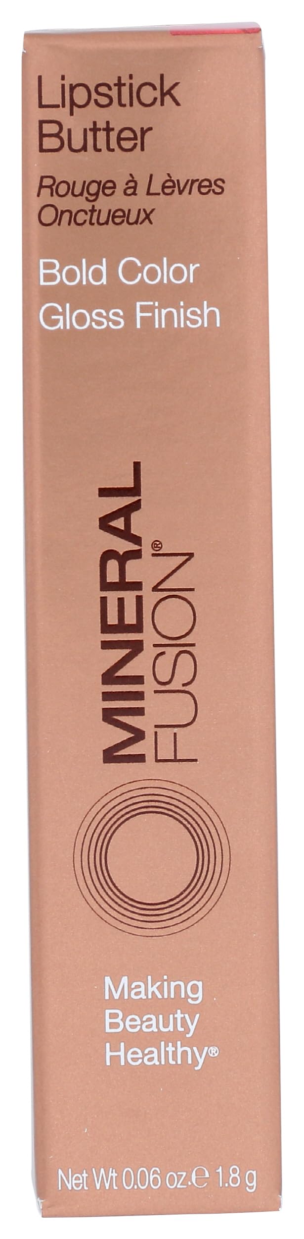 Mineral Fusion Lipstick Butter, Juicy, 0.06 Ounce (Packaging May Vary)