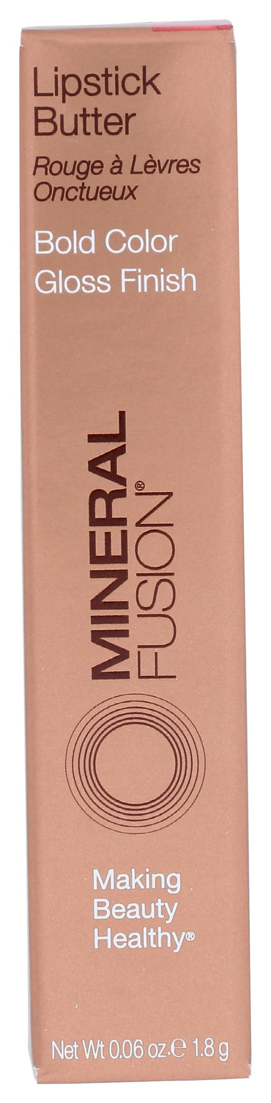 Mineral Fusion Lipstick Butter, Juicy, 0.06 Ounce (Packaging May Vary) Beauty & Personal Care Mineral Fusion