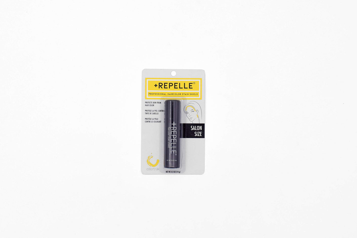 Colortrak Repelle Professional, Hair Color Stain Shield, Up to 30 Uses, Mini Stick, Protect Clients from Hair Color Stains, Safe and Easy to Use, 5