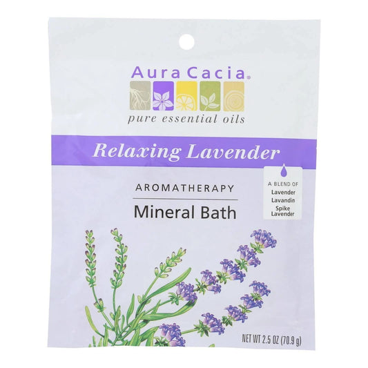 Aura Cacia Lavender Mineral Bath 2.5 oz Beauty & Personal Care Aura Cacia