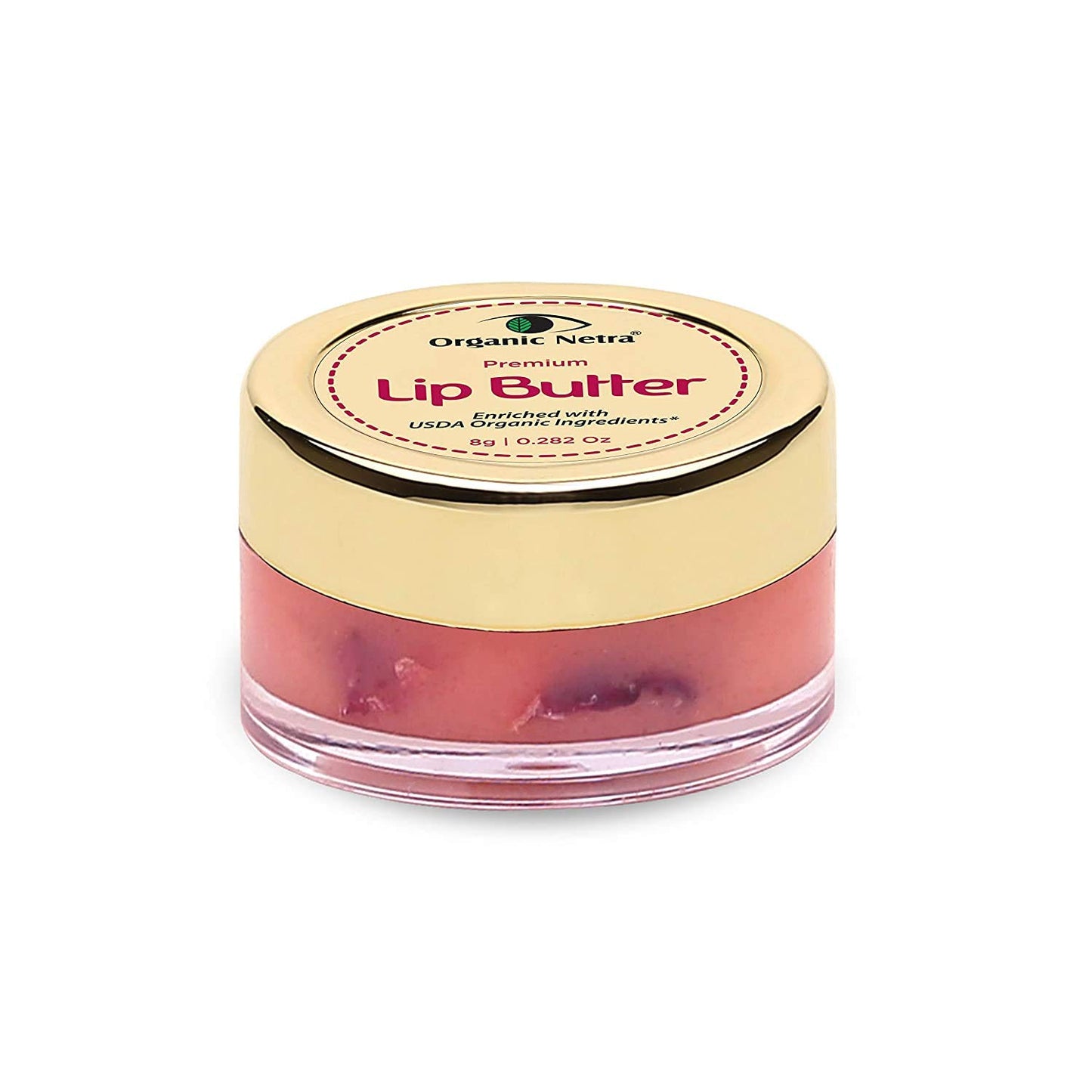 Organic Netra Premium Lip Butter - Moistures Lips - Lips Mask for All Occasions - Perfect for Everyone - Enriched with Organic and Natural Beauty and Personal Care Organic Netra