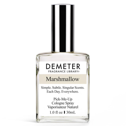 DEMETER Natural Perfume Spray Cologne for Women and Men, Marshmallow, 1 oz