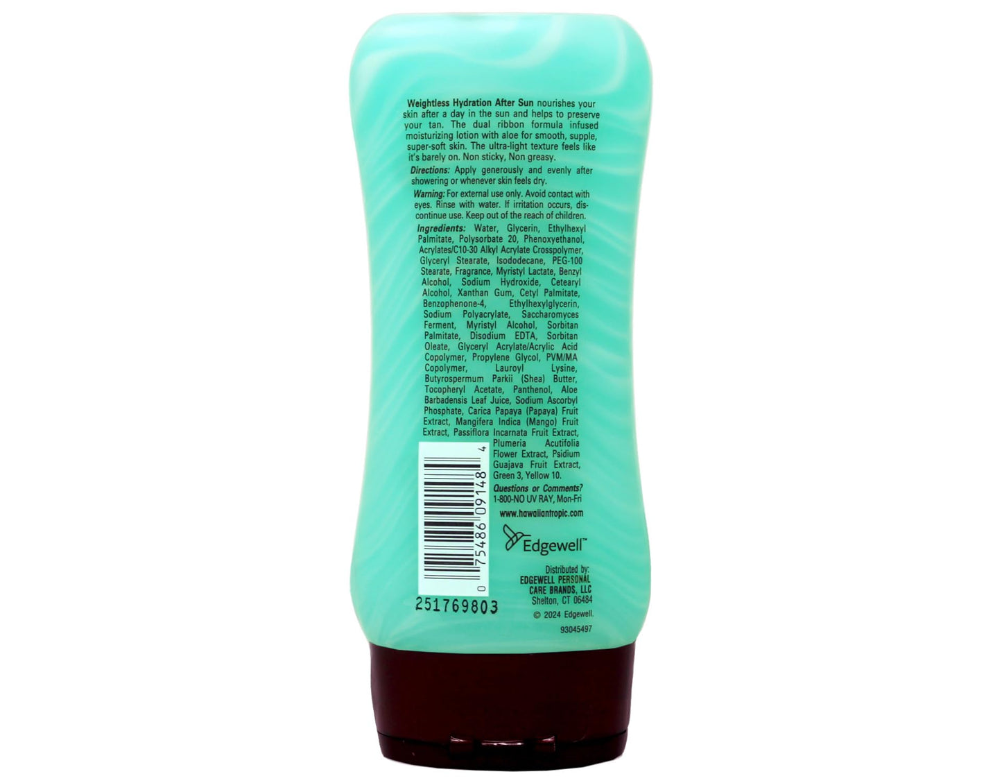 Hawaiian Tropic Weightless Hydration After Sun Lotion 6 Fl Oz (Pack of 2)