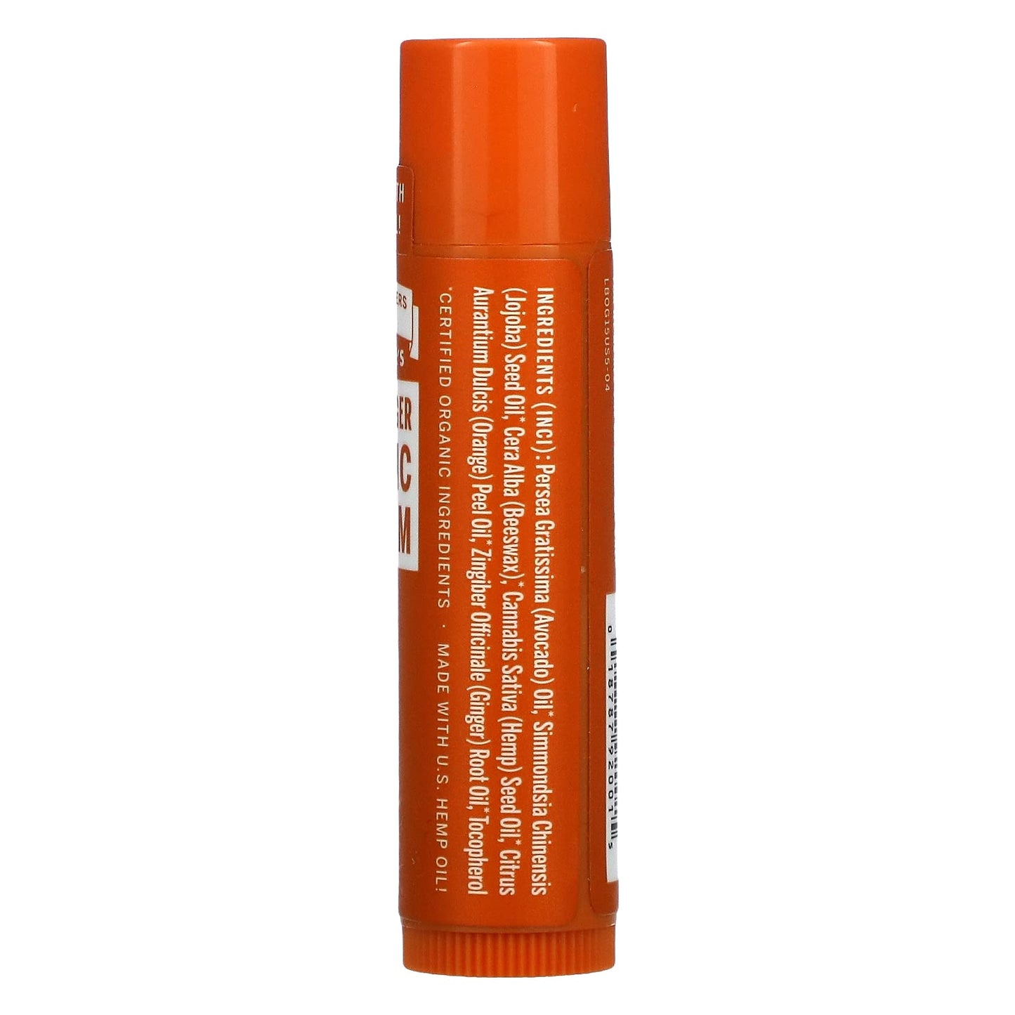 Dr. Bronner's Sun Dog's Organic Lip Balm Orange Ginger - 0.15 oz